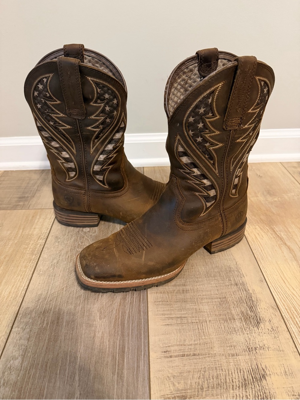 Ariat Men's Hybrid VentTEK American Flag Cowboy Boots